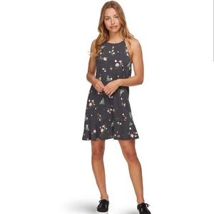 Patagonia Dark Gray Floral Dress
